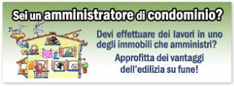 vantaggi per gli amministratori di condominio dei lavori su corda in altezza
